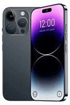 A modern black smartphone